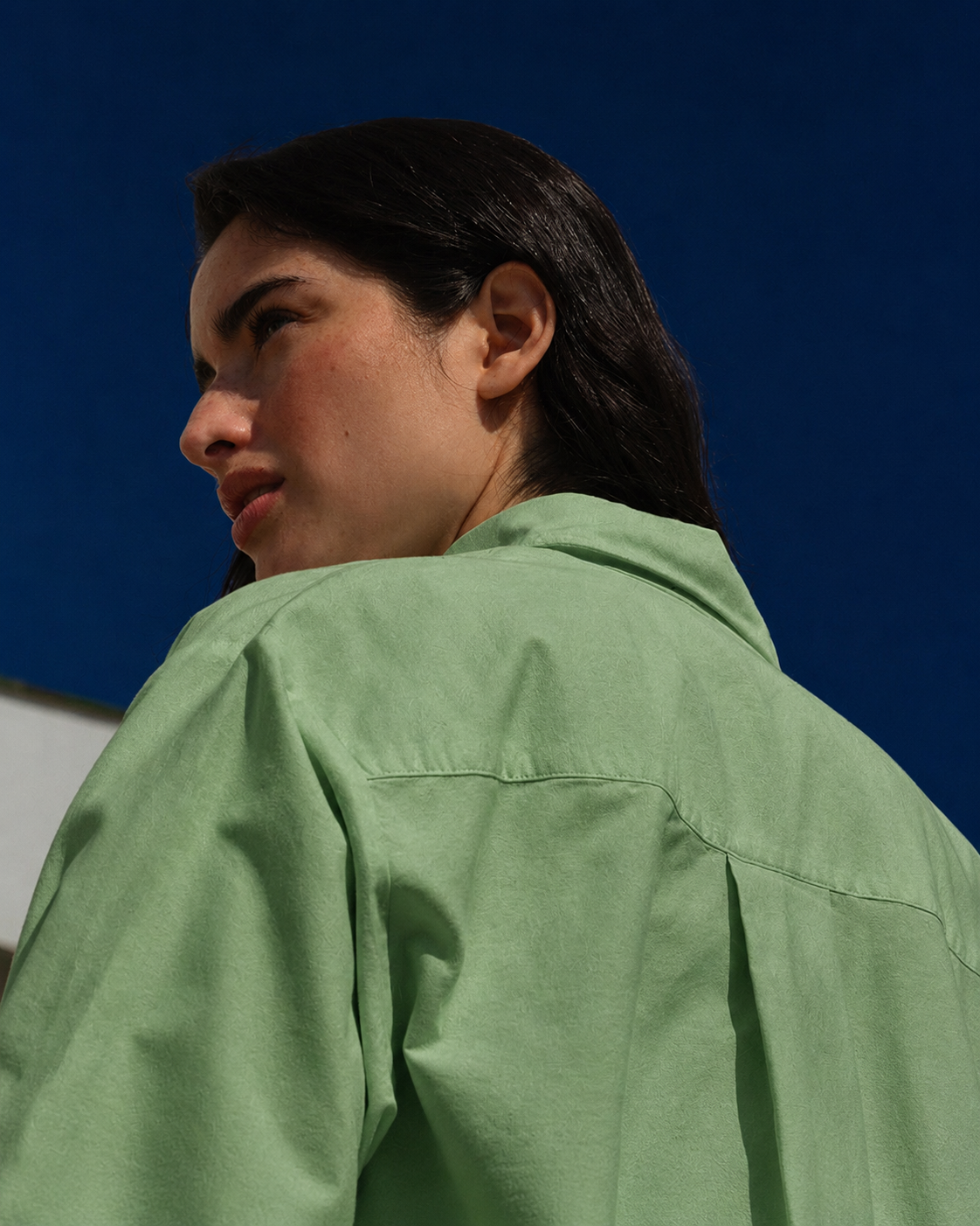 Camisa Oversize UV Mujer Soleil Amarillo Mantequilla