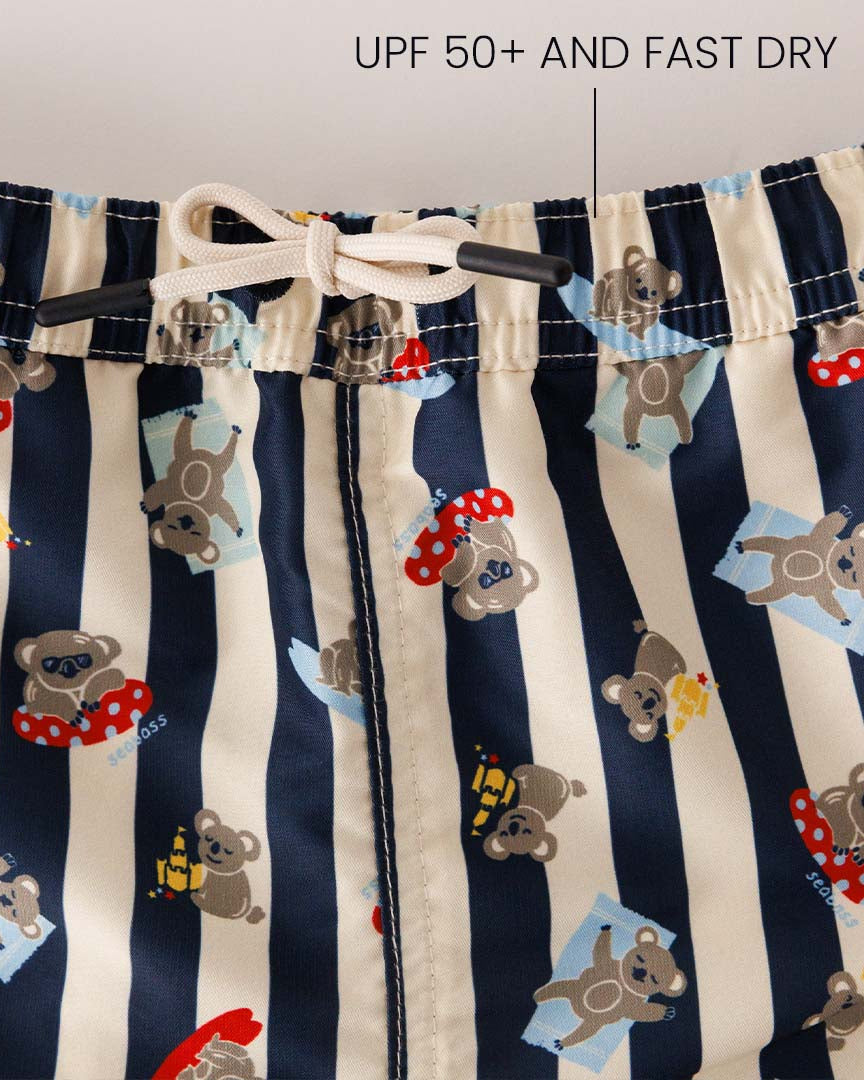 JUNGS UV BADESHORT SYDNEY - Koala Streifen