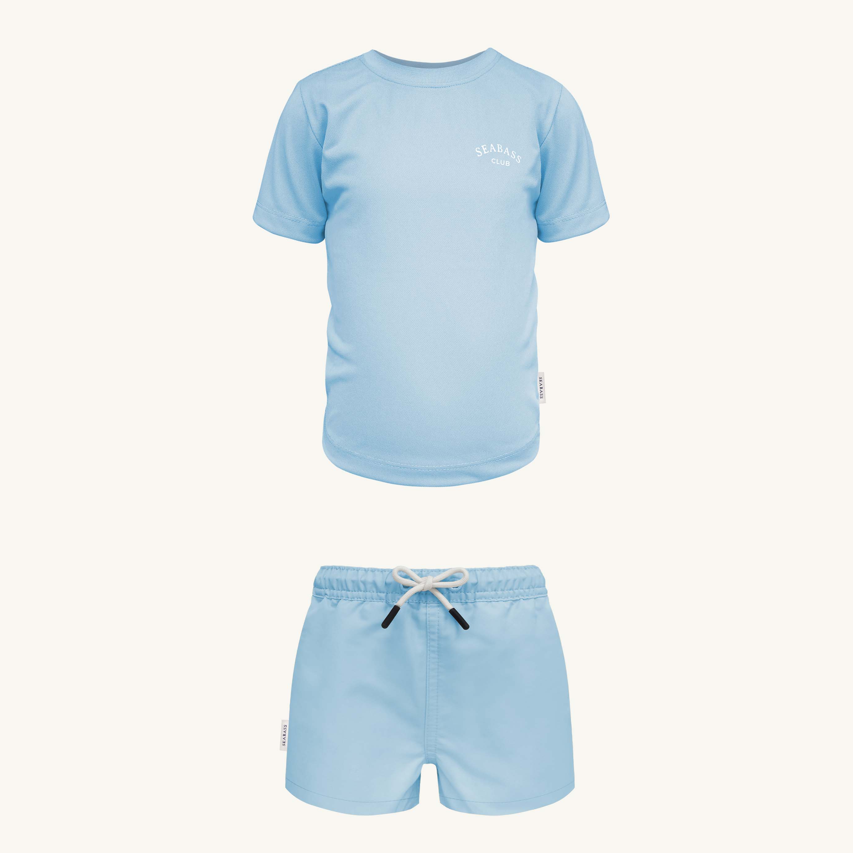 Set of UV T-Shirt and Swim Short - Clearwater Blue