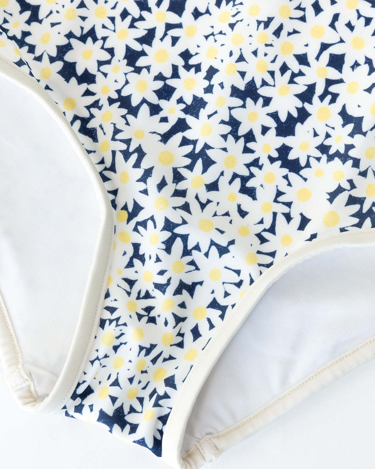 Girl UV Swimsuit Sailor Palermo - navy daisy