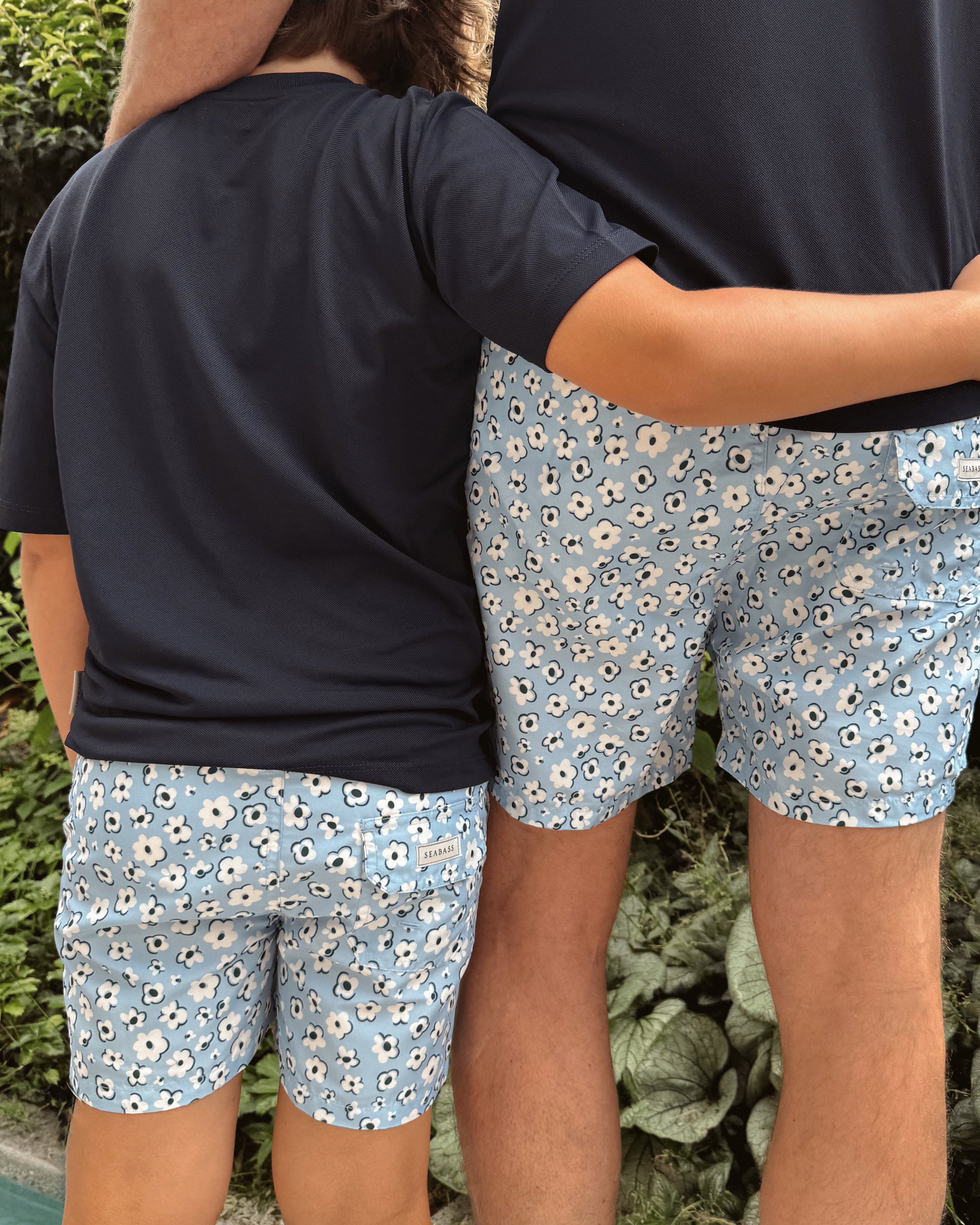 Boy UV Swim Short Palma - light blue