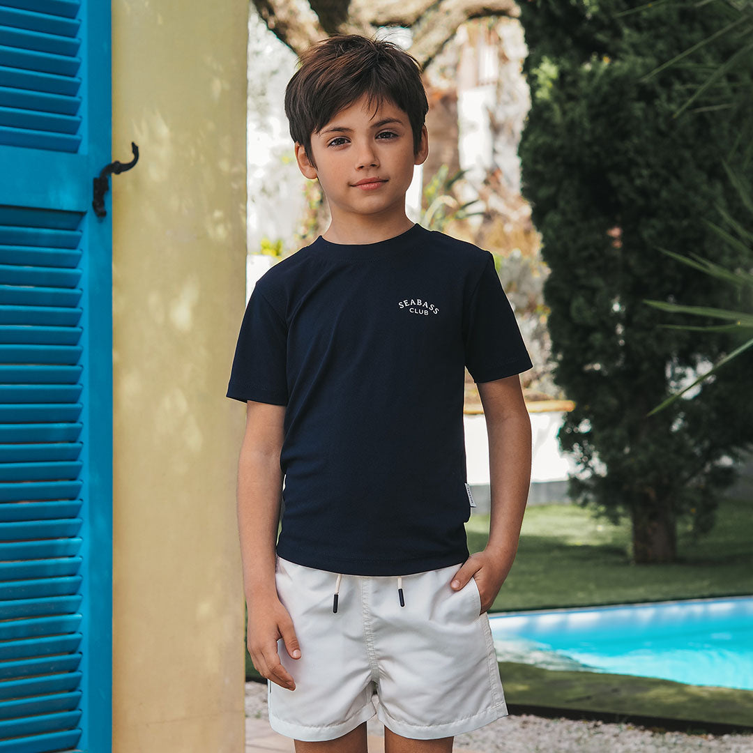Kids UV T-Shirt Marineblauw