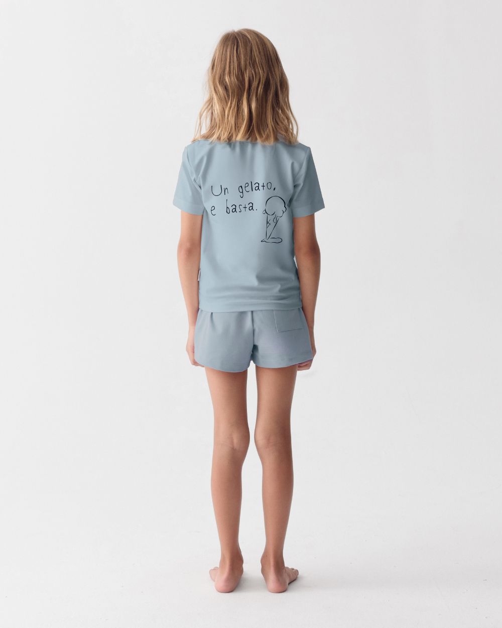 Camiseta infantil Rayas Verde