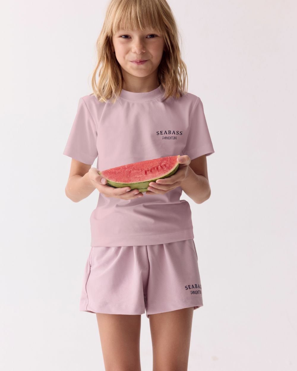 Camiseta infantil Rayas Verde
