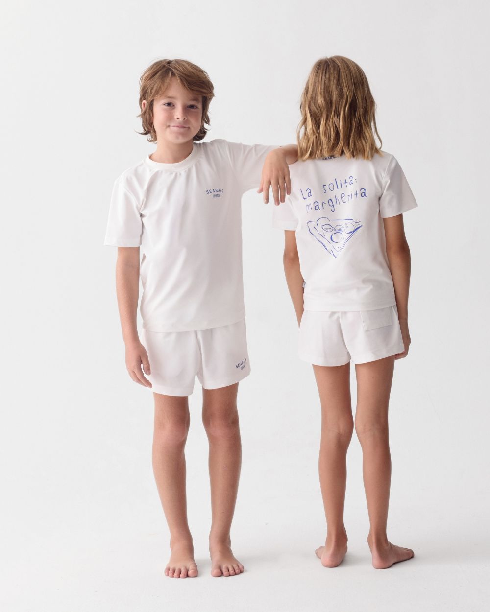 Camiseta infantil Rayas Verde