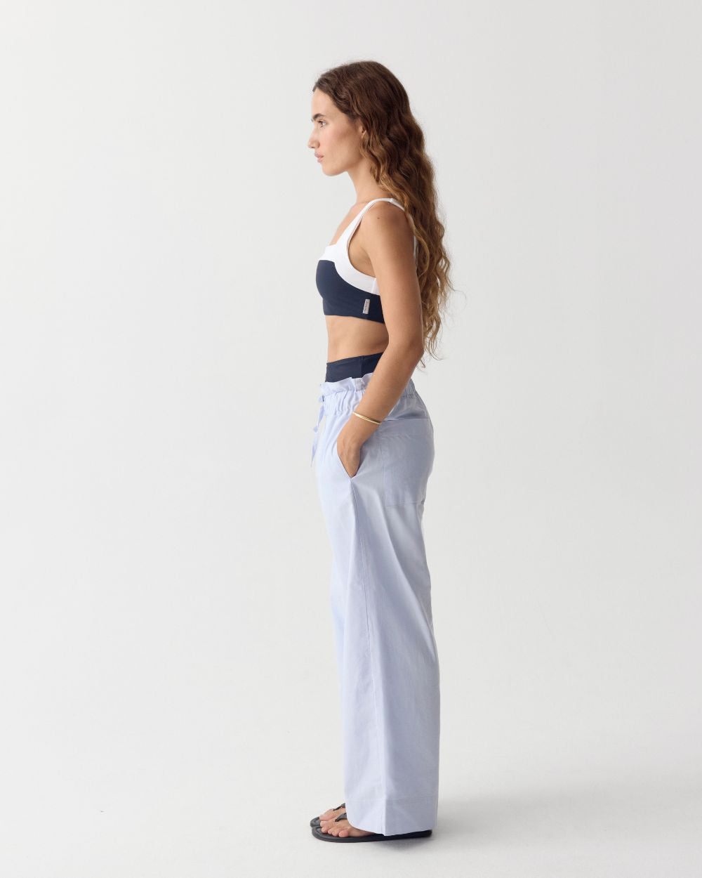 Pantalón UV Mujer Soleil Blanco Brillante