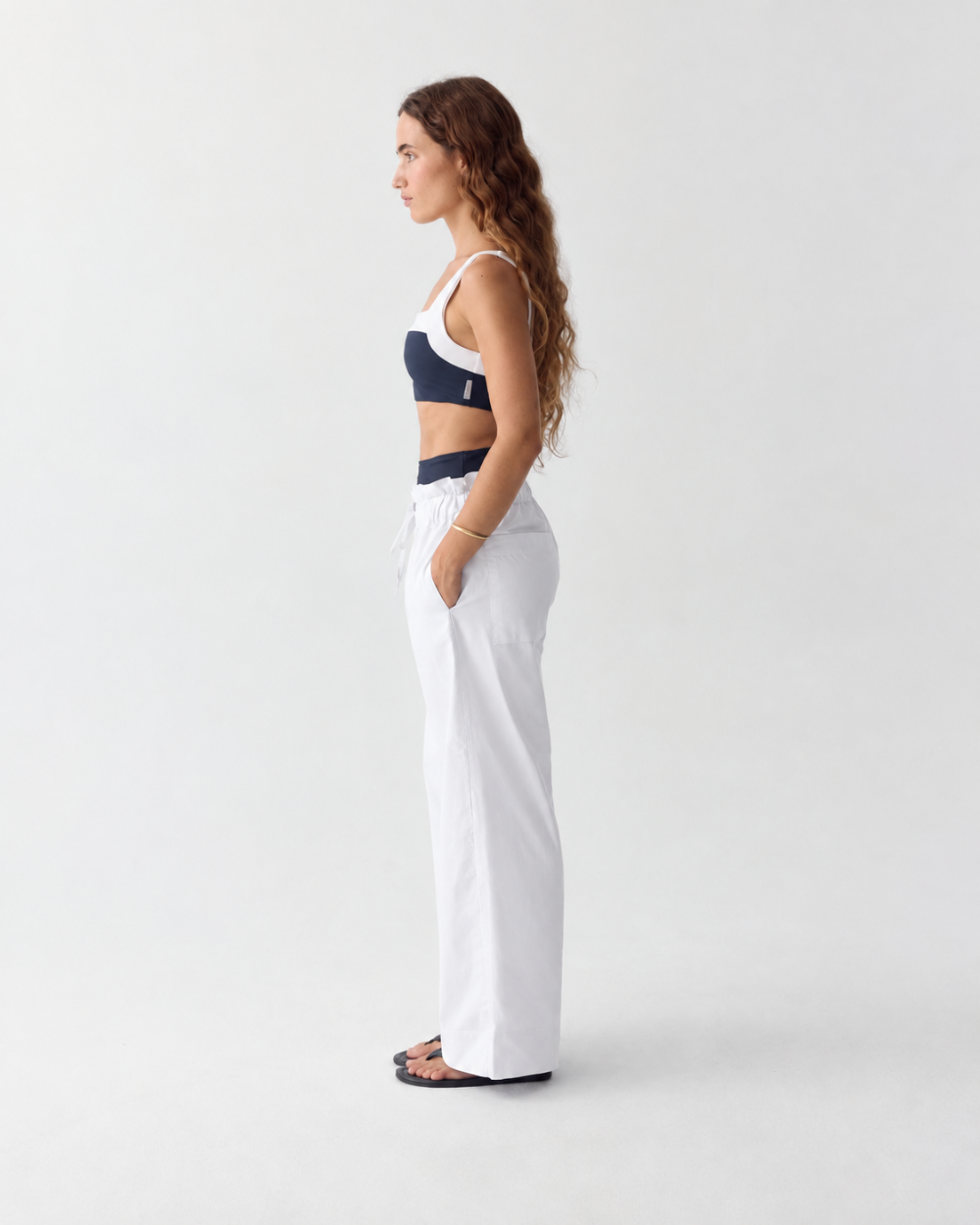 Women UV Trousers Soleil Bright White