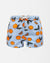 Jungs UV Badeshort Corsica - Orange Blau kariert
