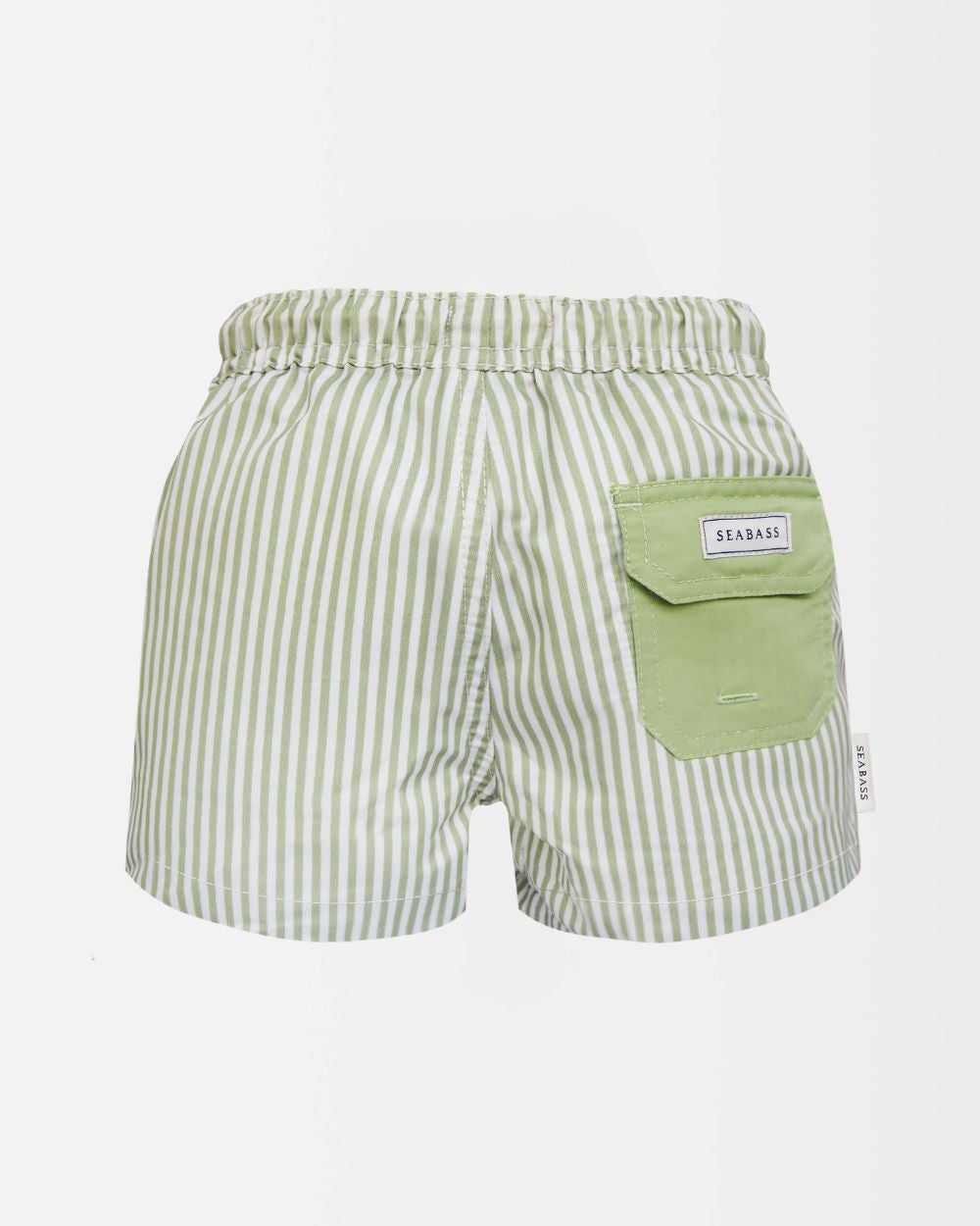 Jungs UV Badeshort Portofino - Grüne Streifen