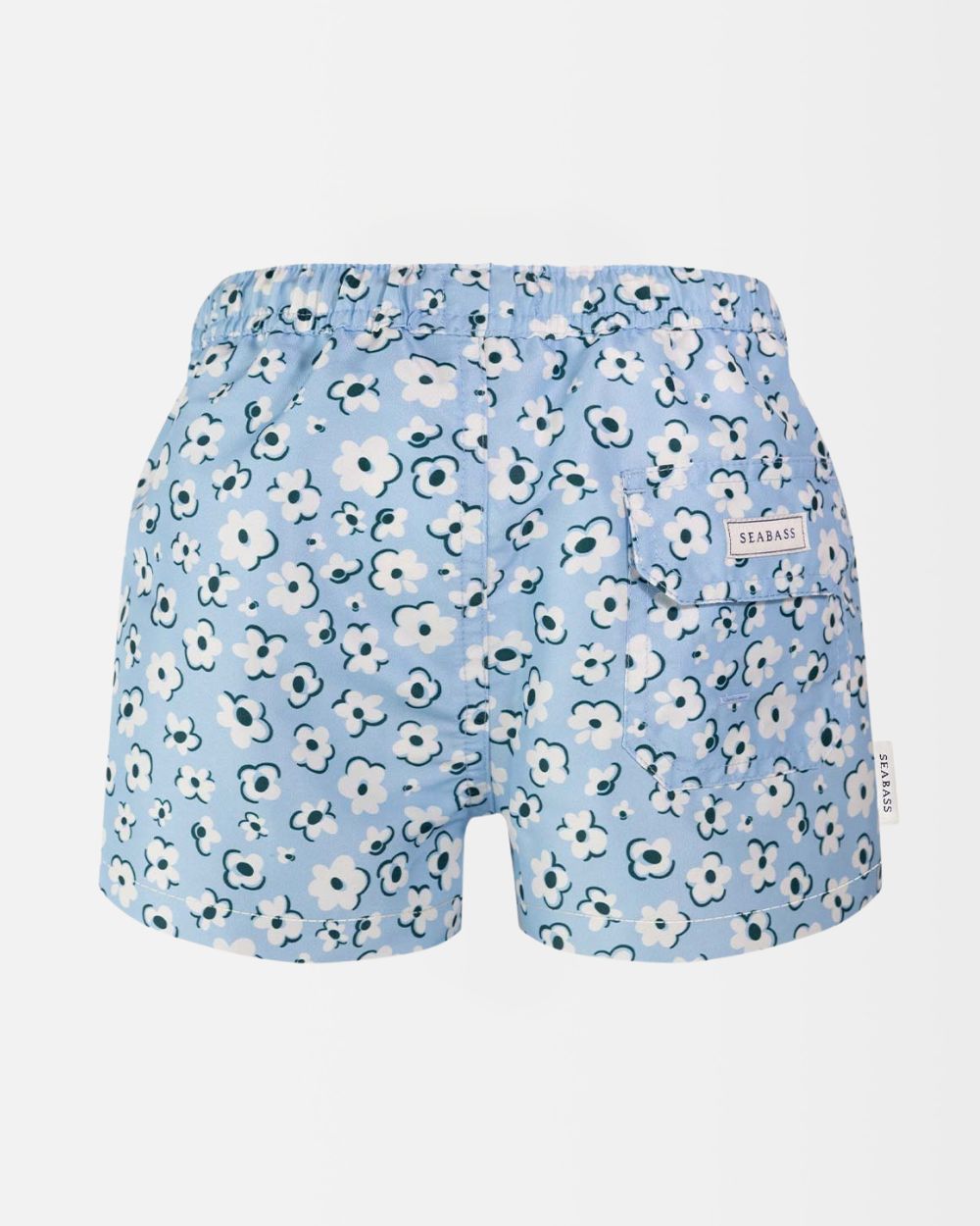 MÄNNER UV BADESHORT PALMA - HELLBLAU