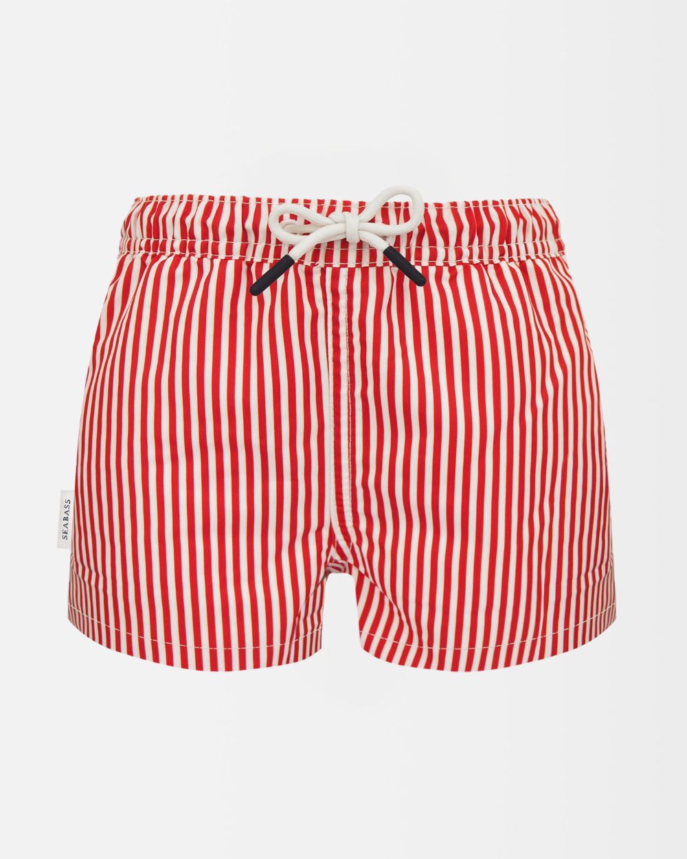 Männer UV Badeshort Venice - Rote Streifen