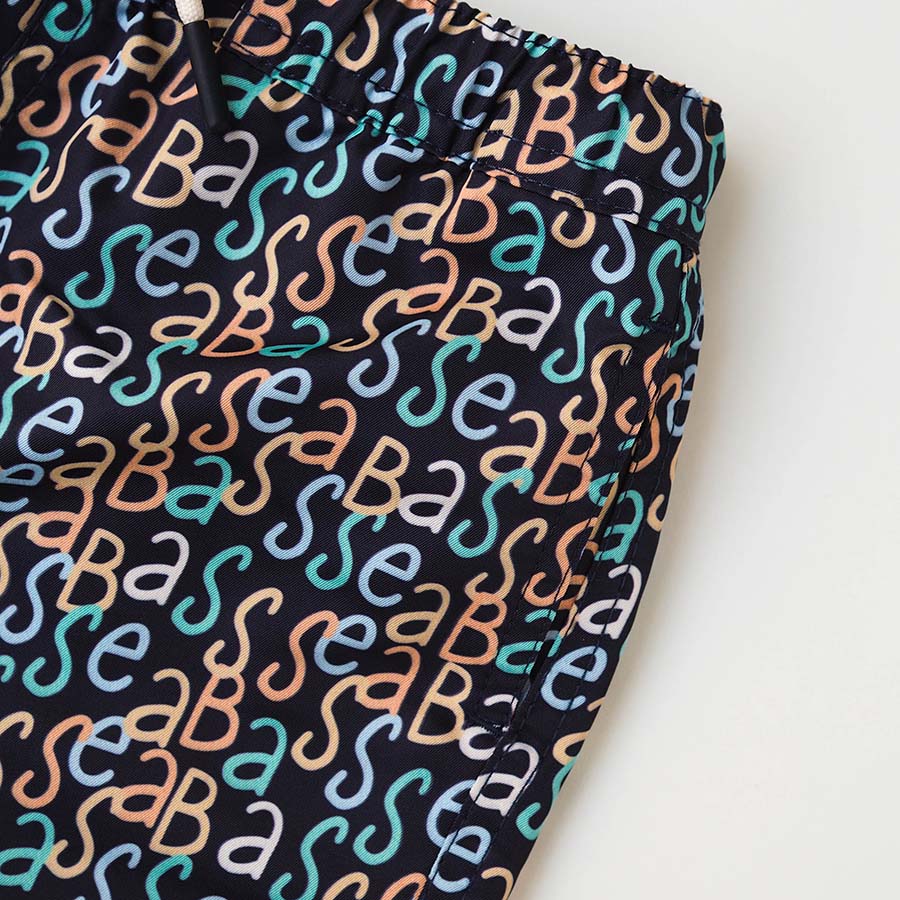 Bañador Hombre Hollywood - azul marino logo