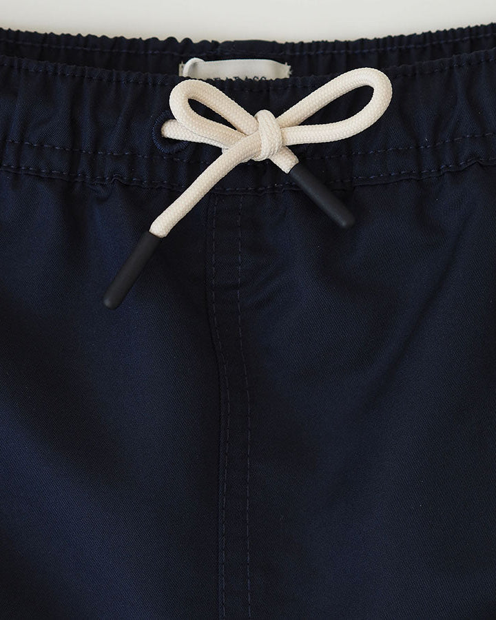 Boy UV Swim Short Navy Blue - solid