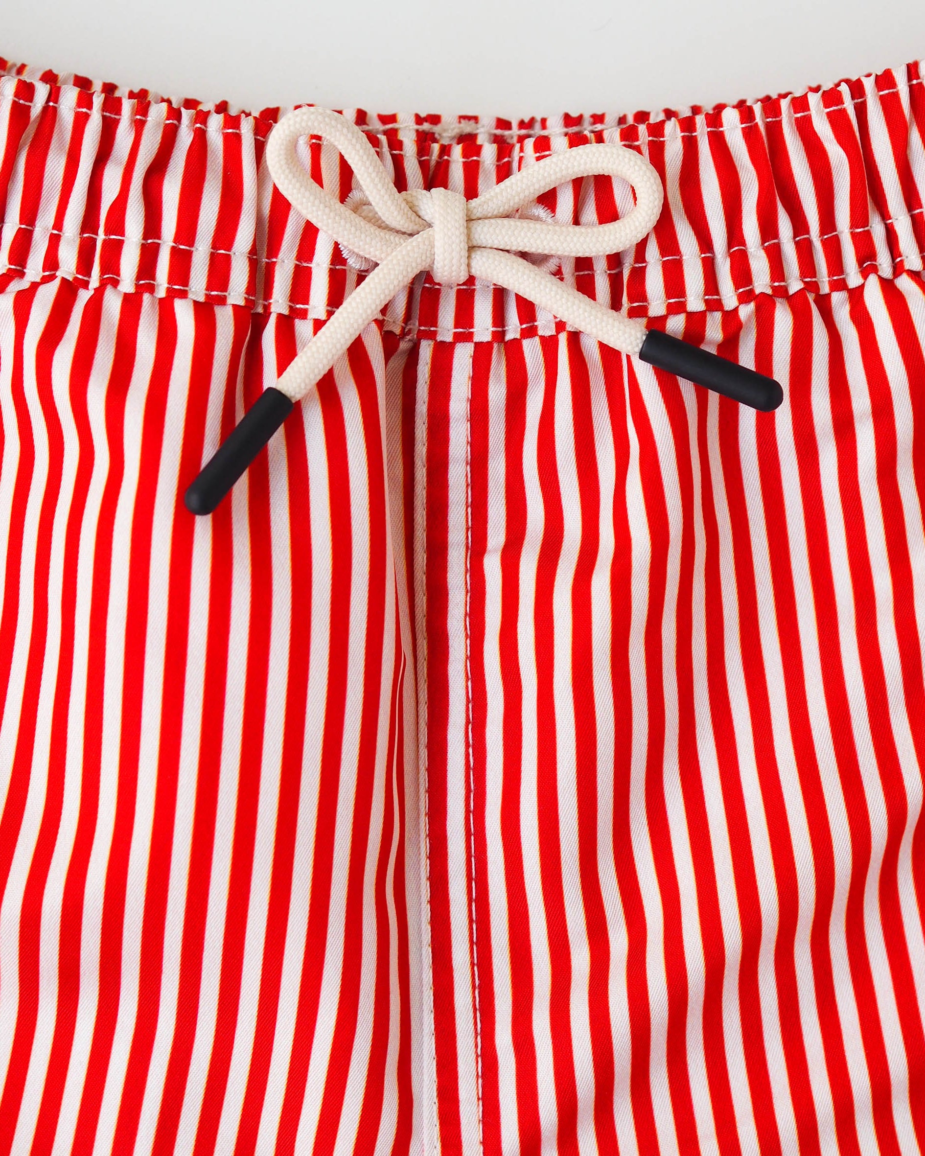 Männer UV Badeshort Venice - Rote Streifen