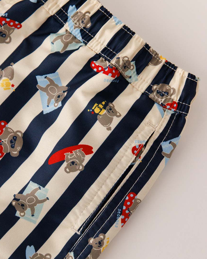 JUNGS UV BADESHORT SYDNEY - Koala Streifen