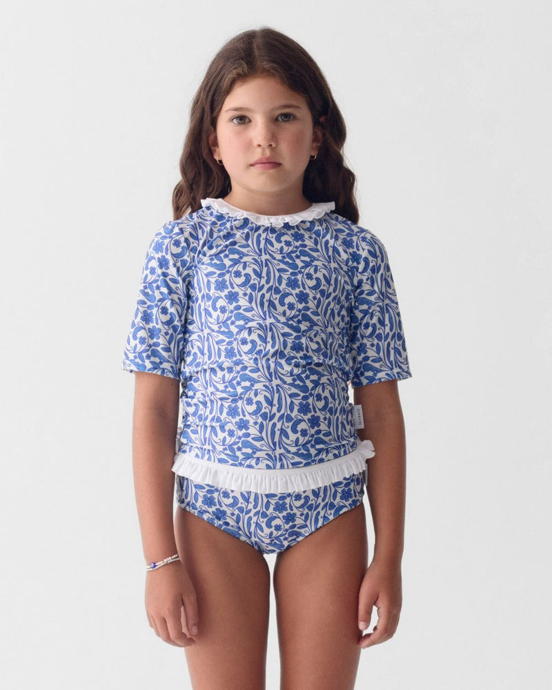 Bañador UV Niña (2 piezas) Ruffle Positano