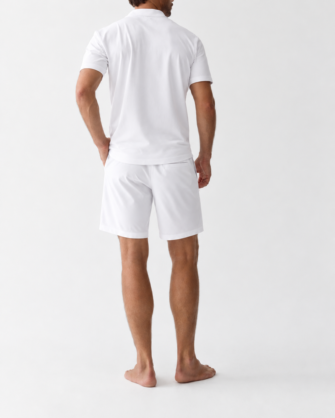 Shorts UV Activo de Hombre Noah Blanco Crudo