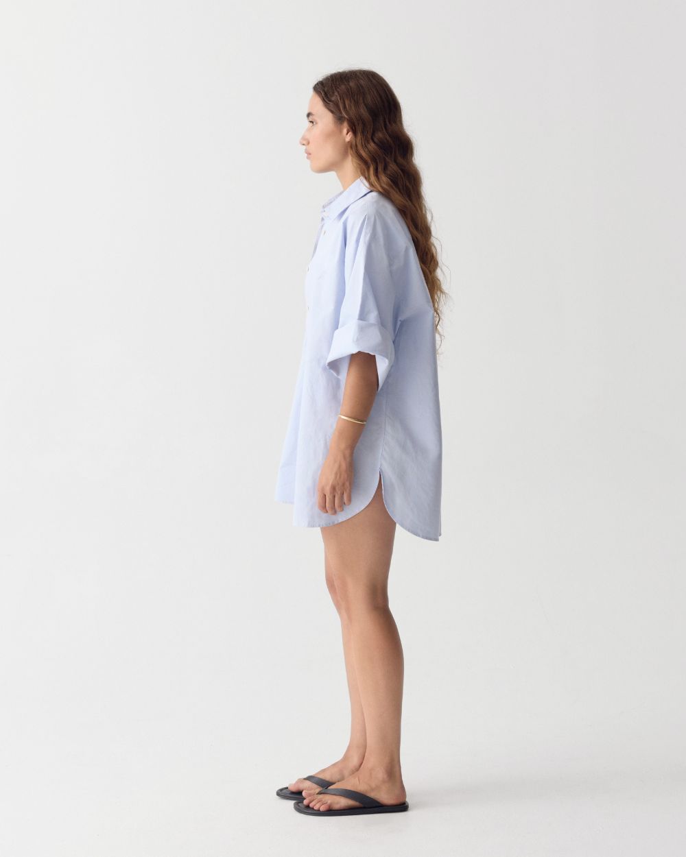 Camisa Oversize UV Mujer Soleil Amarillo Mantequilla