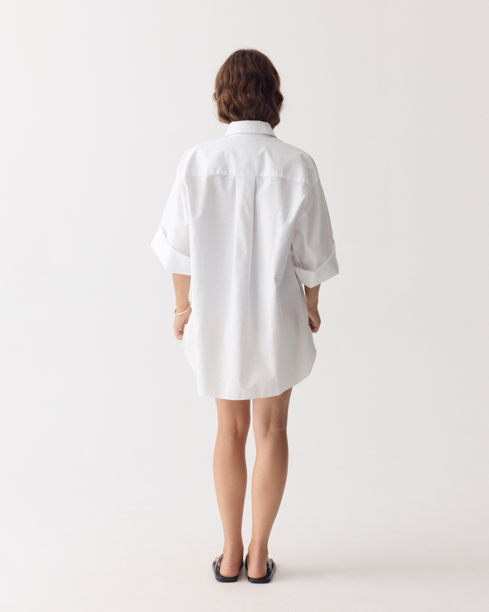 Camisa Oversize UV Mujer Soleil Blanco Brillante