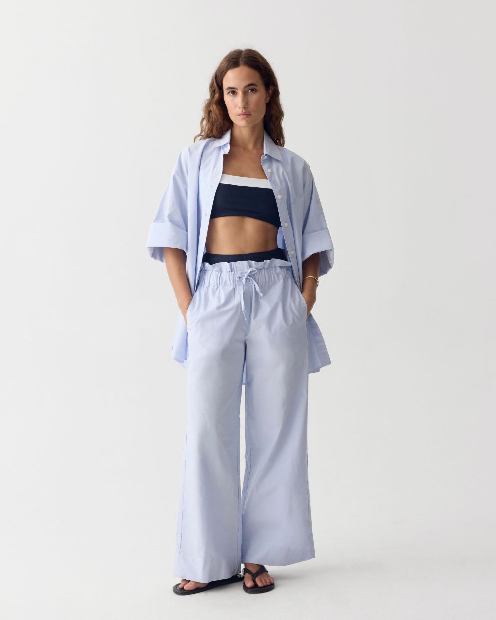 Pantalón UV Mujer Soleil Blanco Brillante