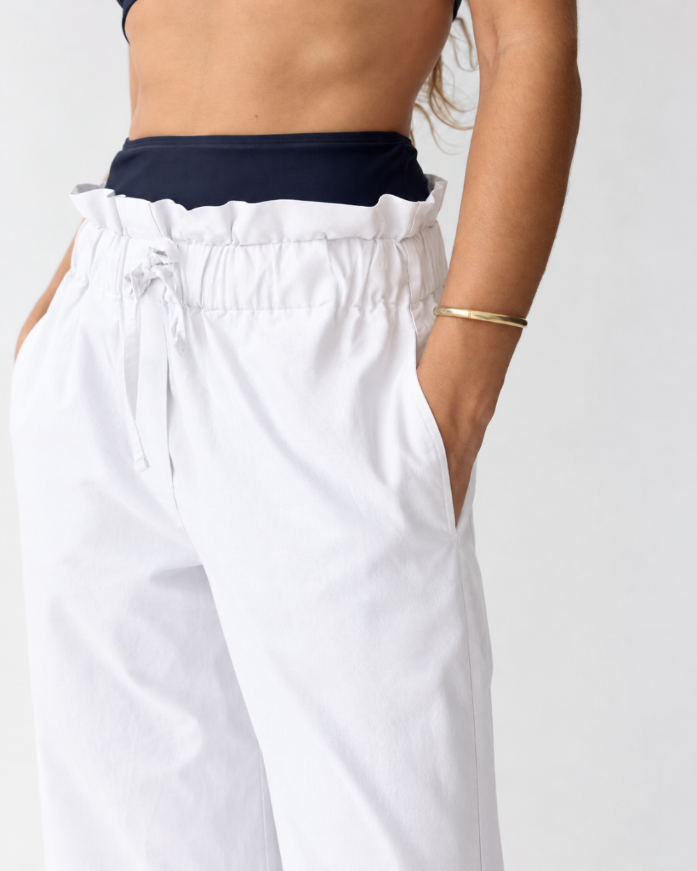 Women UV Trousers Soleil Bright White