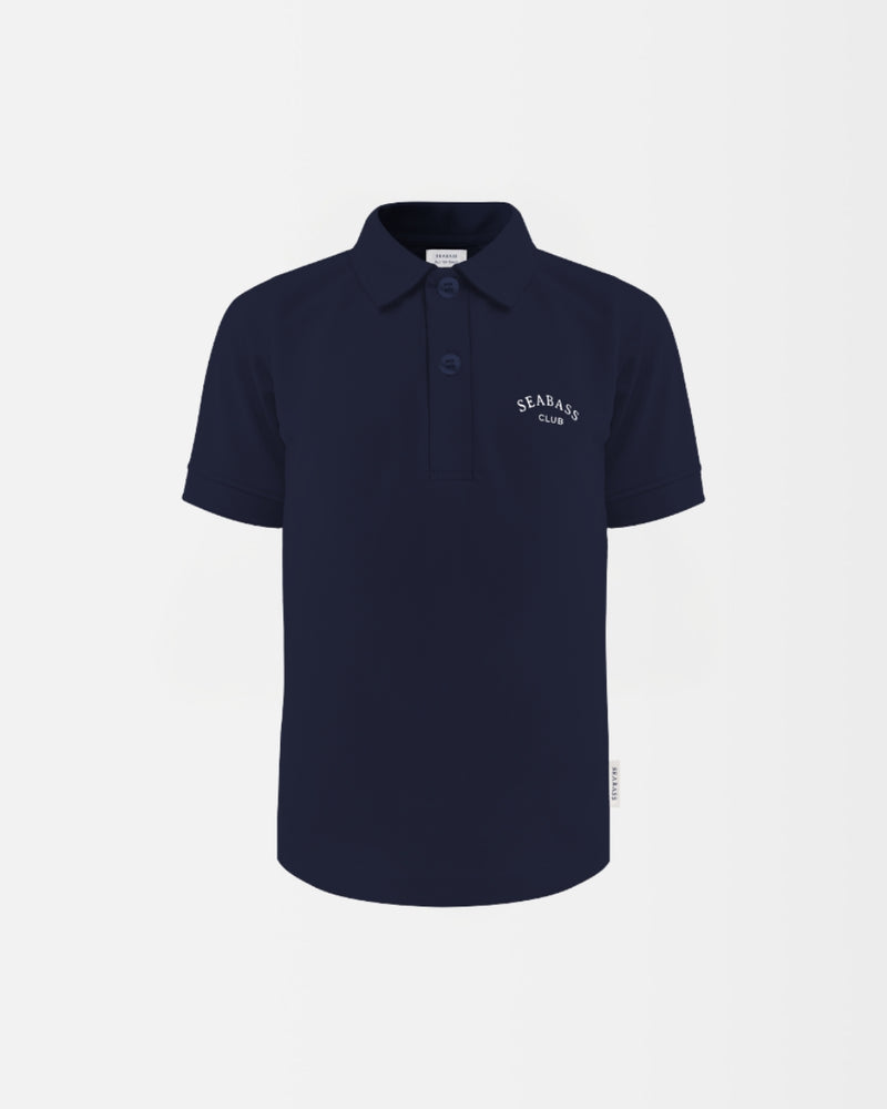 Kids UV Polo Shirt Marineblauw