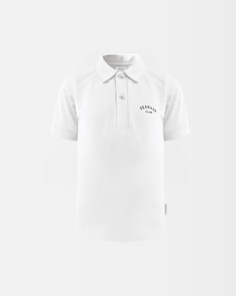 Camiseta Polo UV Infantil Blanco
