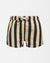 Jungs UV Badeshort Sorrento - Blau Gelb Gestreift